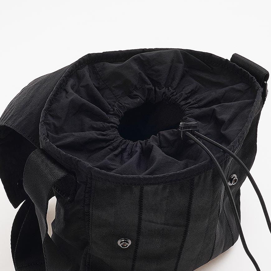 CP Company Paper Touch Shoulder Bag Black Crossbody for Men