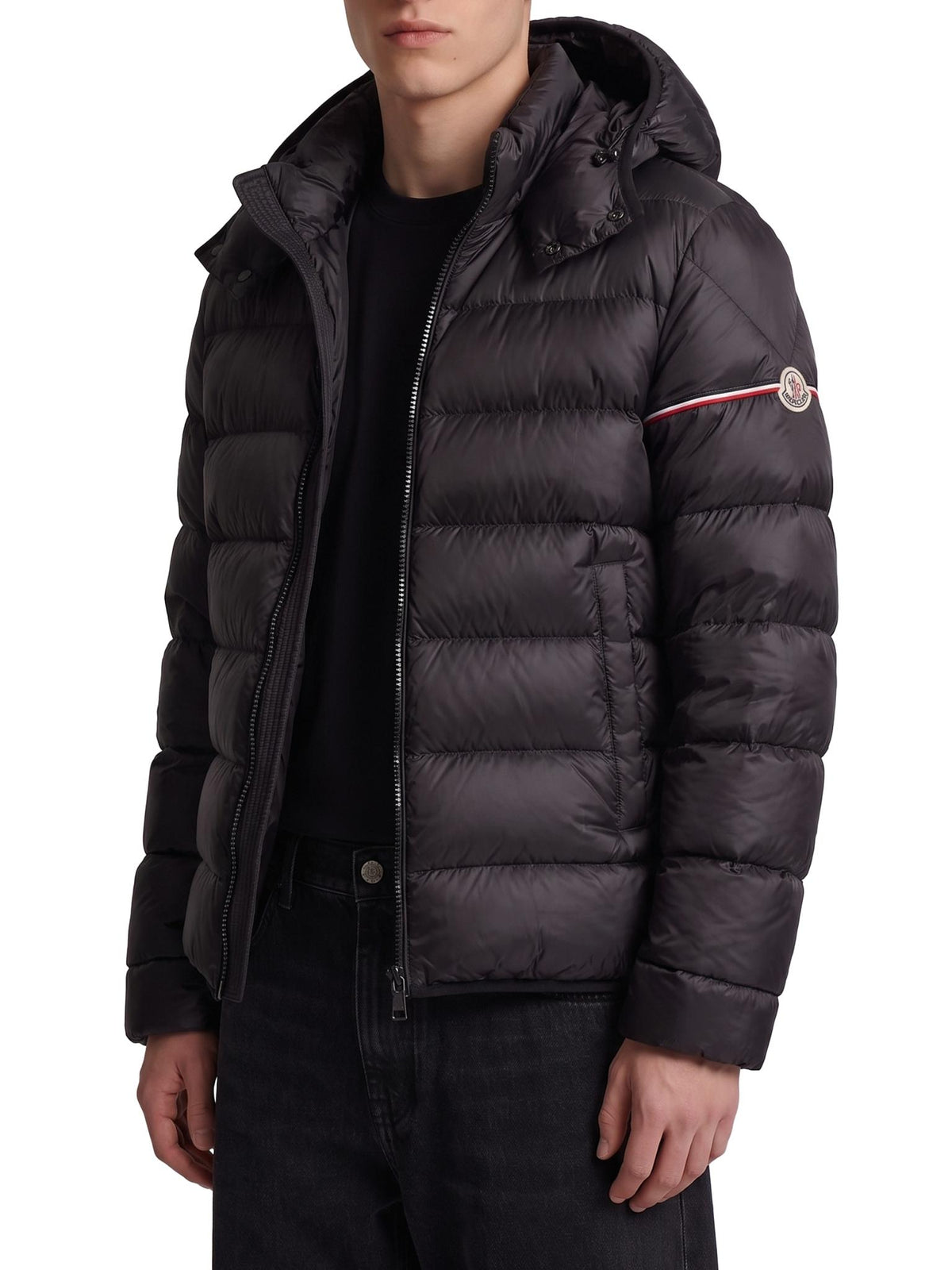 Moncler Black Down Puffer Jacket for Men
