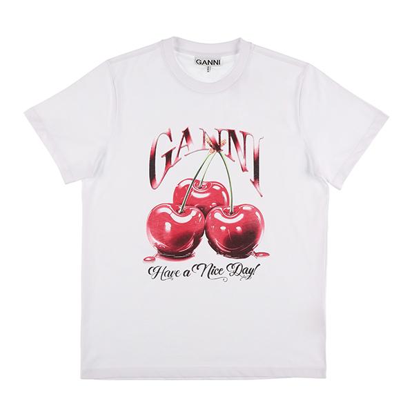 GANNI Women’s Short Sleeve T-Shirt T4004 151