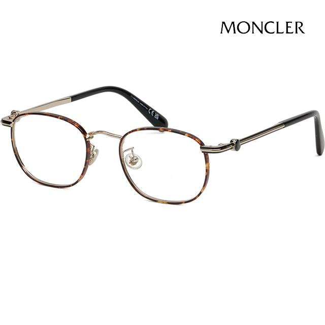 Moncler Gold Metal Full Rim Eyeglasses Unisex
