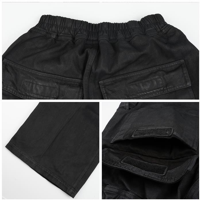 Rick Owens Darkshadow Cotton Double Cargo Jumbo Pants DU02E7398 BW 99X