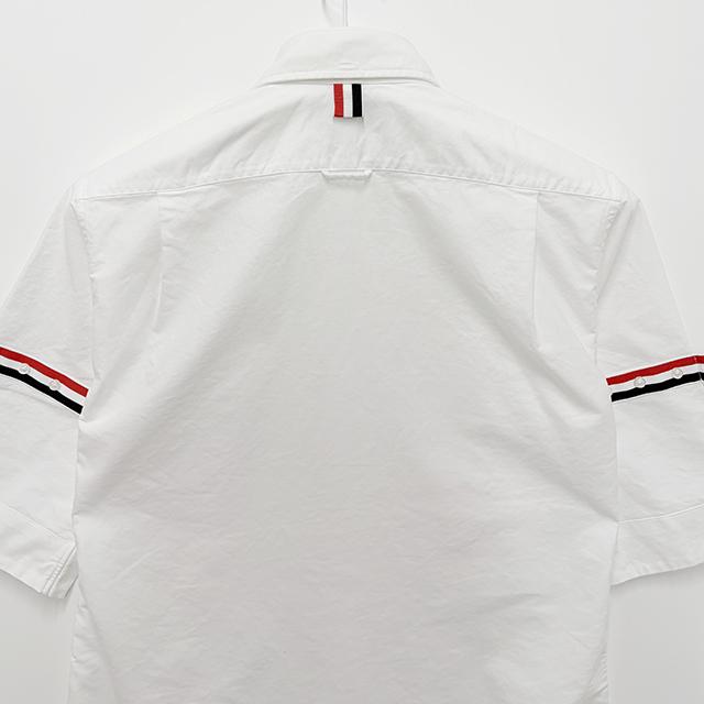 THOM BROWNE Classic Armband Short Sleeve Shirt MWS242A F0313 100