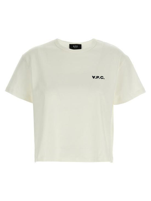 A.P.C. Boxy PETIT VPC Logo T-Shirt White Women