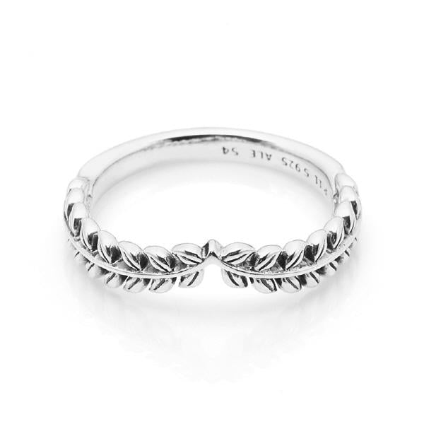 PANDORA Garden Lively Wishbone Ring for Women Jewelry 197681