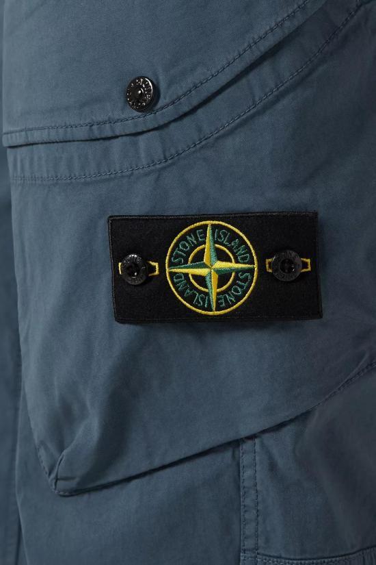 STONE ISLAND Straight Classic Pants Black Men 3100003 S0A10 V002E SLATE BLUE DOM