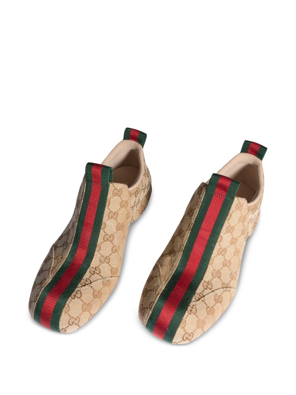 GUCCI Leather Slip-On Sneakers for Men