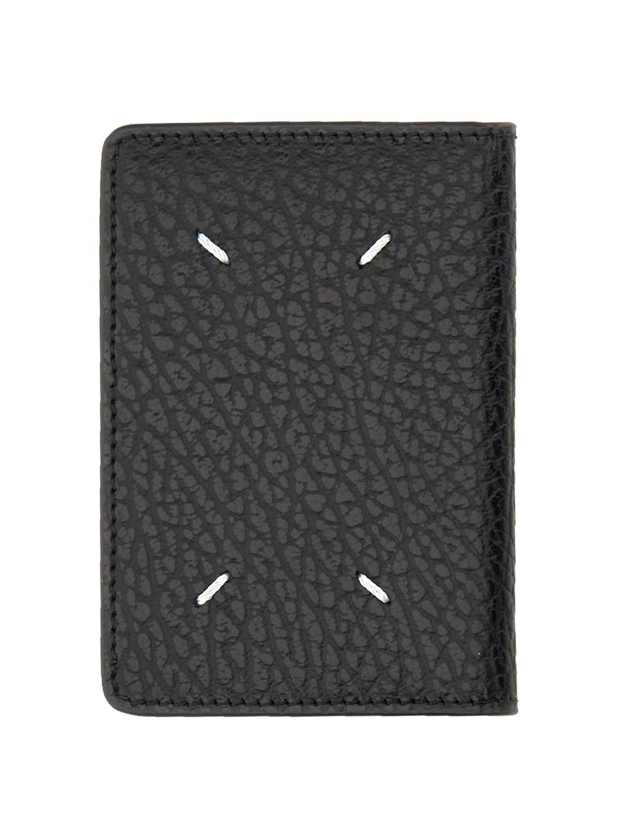 Maison Margiela Black Leather Bifold Wallet