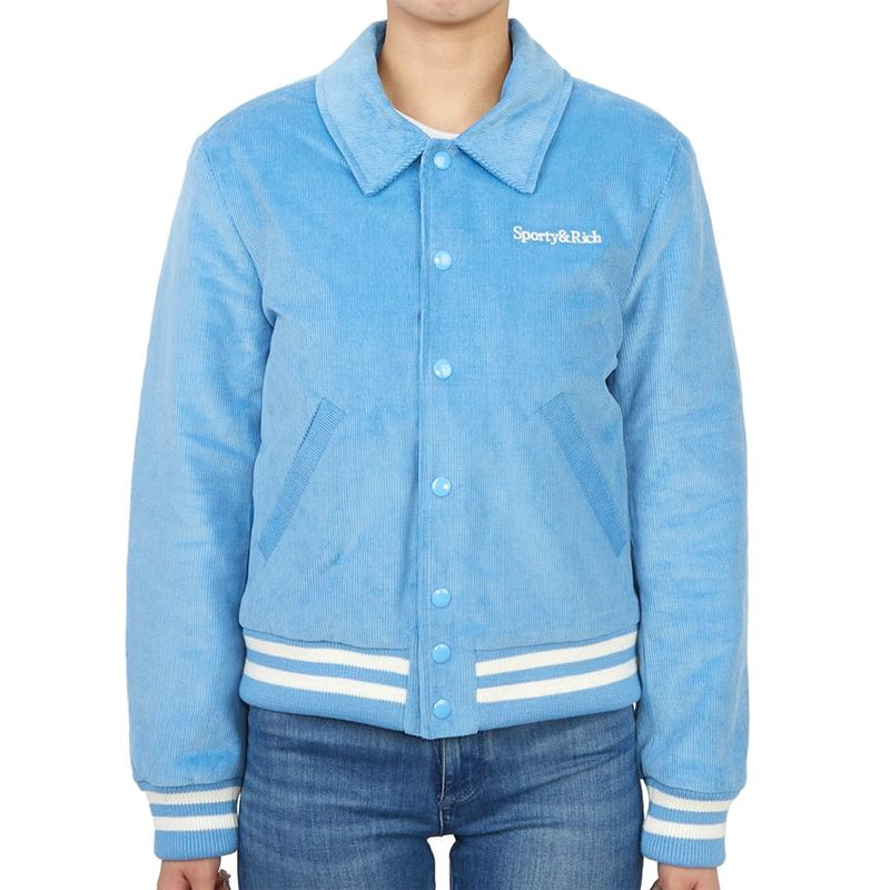 SPORTY&RICH Unisex Varsity Jacket JA761BB BABY BLUE