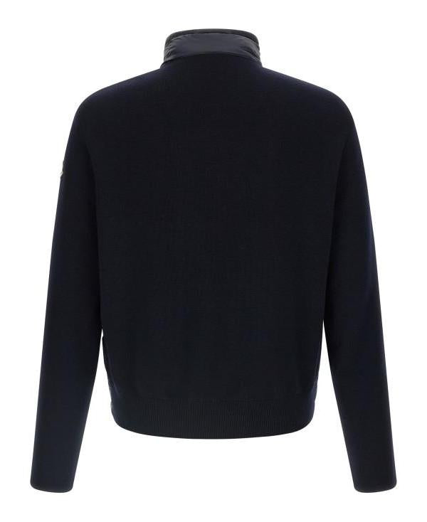 Moncler Padded Wool Zip Cardigan