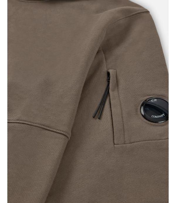 CP Company Diagonal Raised Fleece Hooded Sweatshirt for M 17CMSS024A 005086W 359