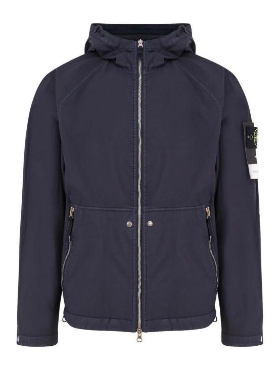 STONE ISLAND Navy Zip Jacket for Men K1S154100097 S0020 V0020