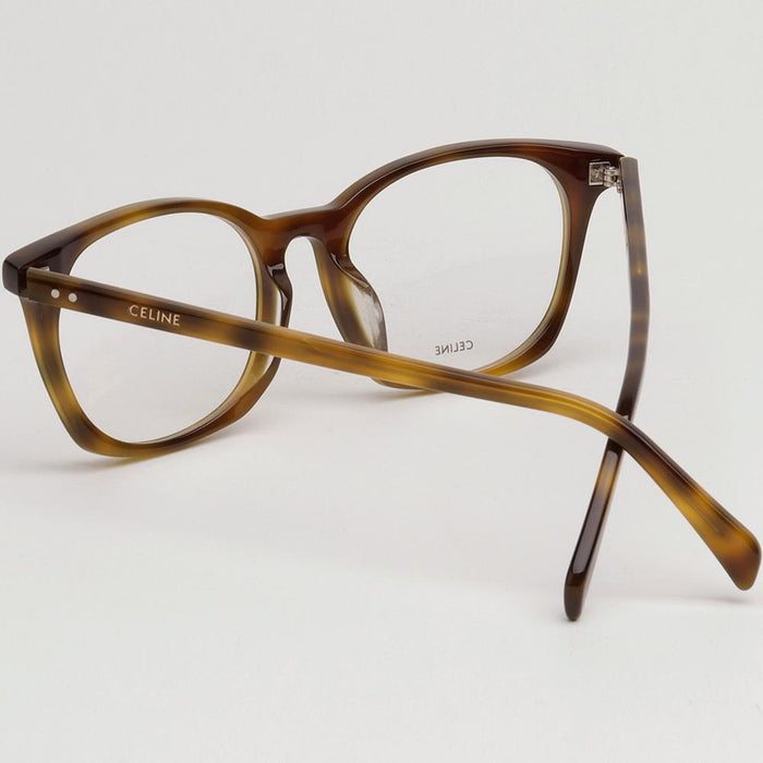 CELINE Asian Fit Leopard Square Acetate Eyeglasses CL50058F 053