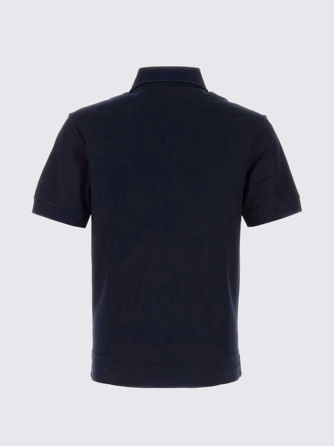 BURBERRY Short Sleeve Polo Shirt Black Cotton Men