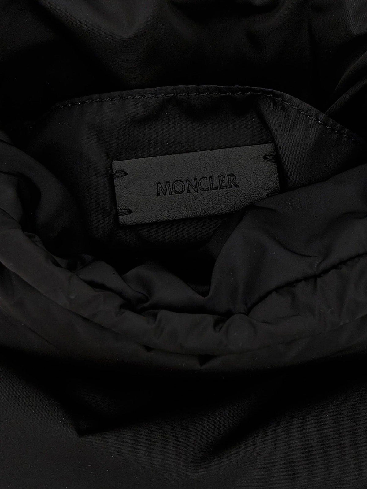 Moncler Black Nylon Shoulder Bag Tote