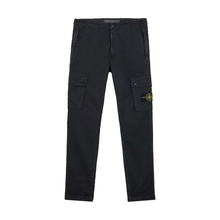 STONE ISLAND Twill Slim Fit Cargo Pants Men’s Classic Pants White