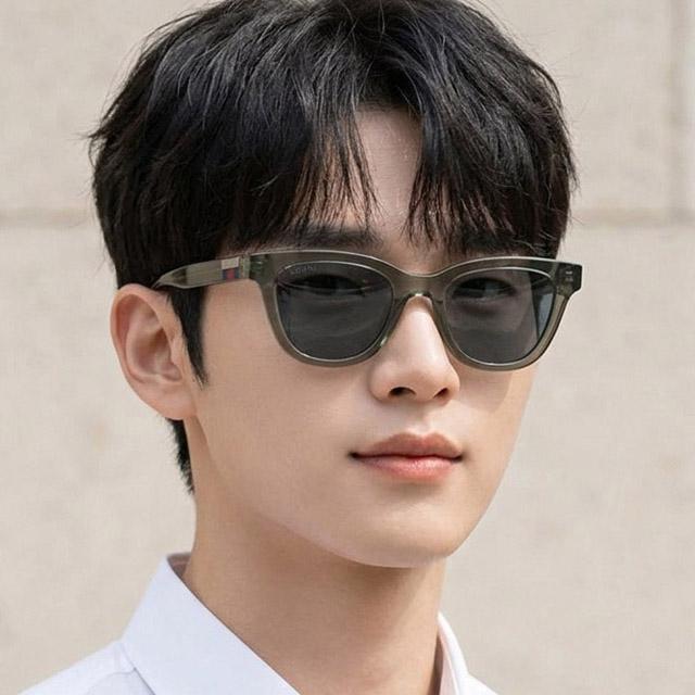 GUCCI Gray Transparent Acetate Wayfarer Sunglasses GG1116S 003