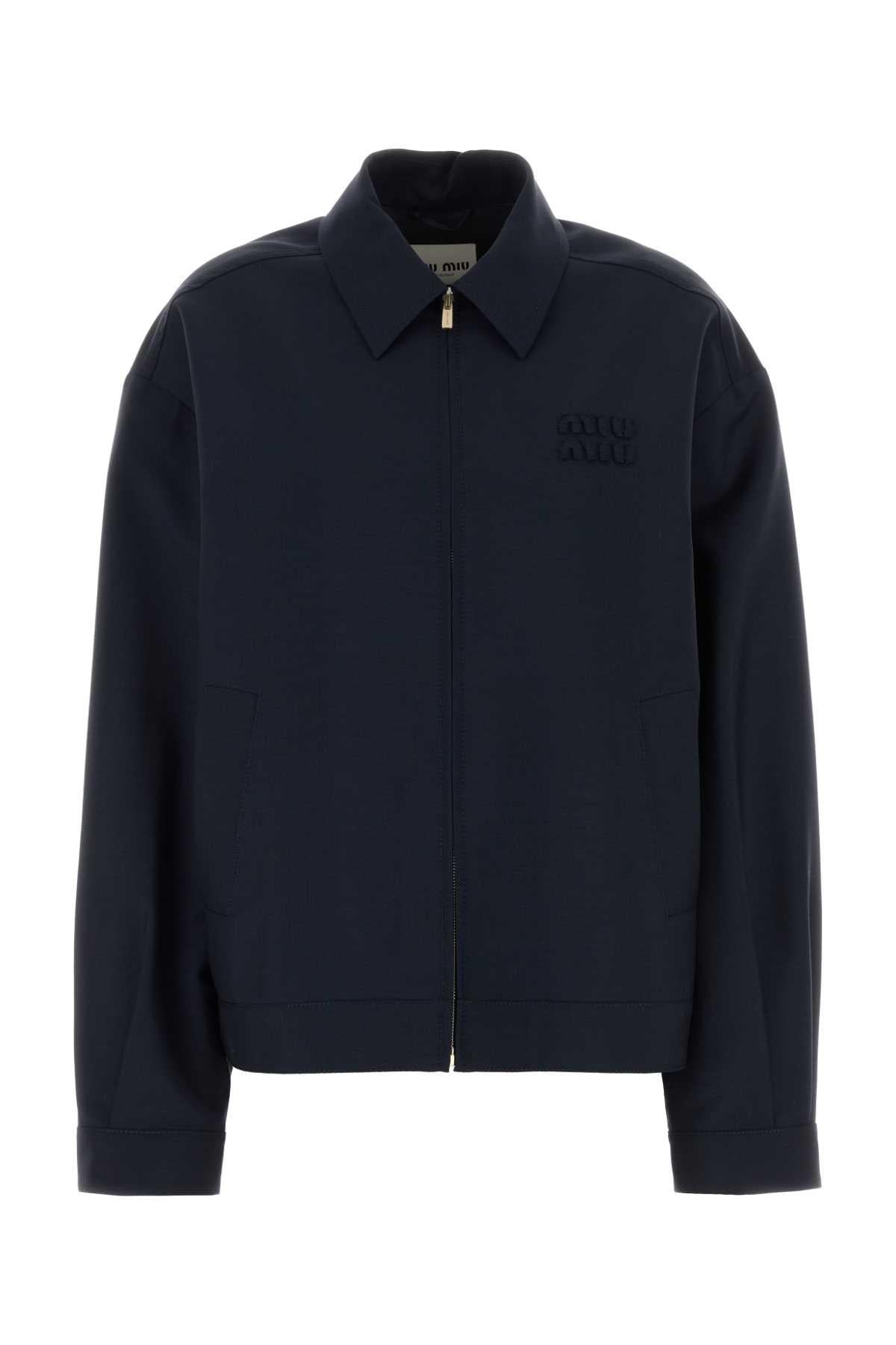Miu Miu Black Casual Jacket