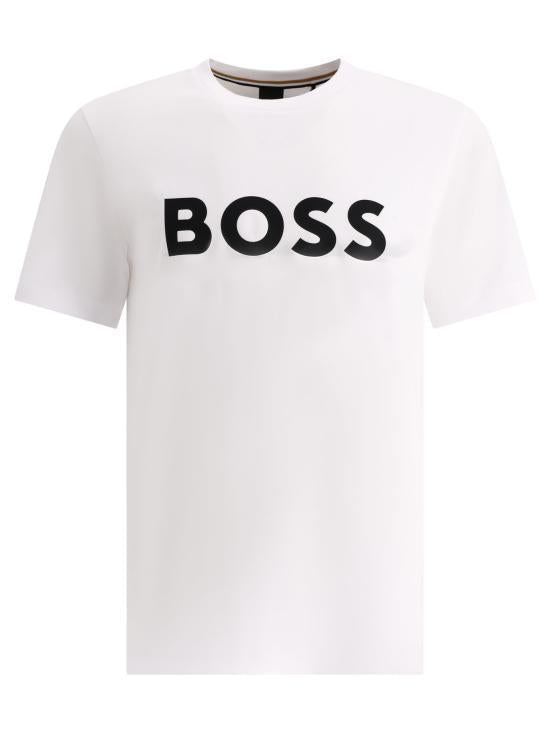 HUGO BOSS Short Sleeve T-Shirt for Men 50495742100 WHITE DOM