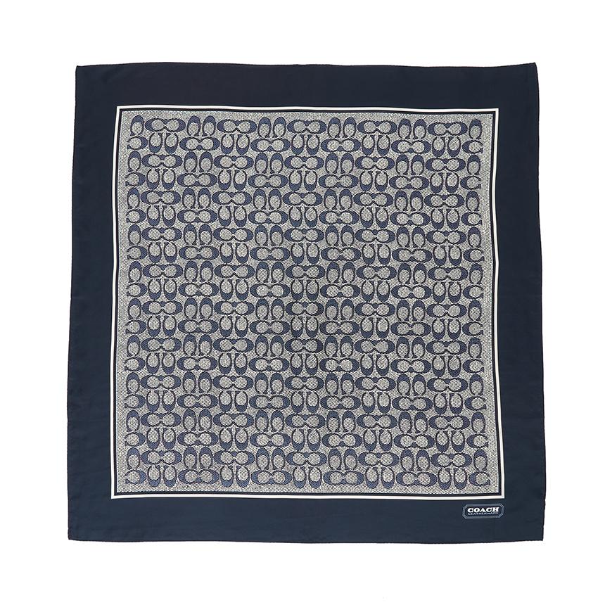Coach Signature Silk Scarf Women’s