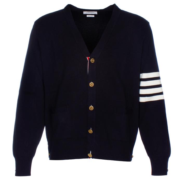 THOM BROWNE Milano Stitch Diagonal Stripe Cardigan Men’s Knit