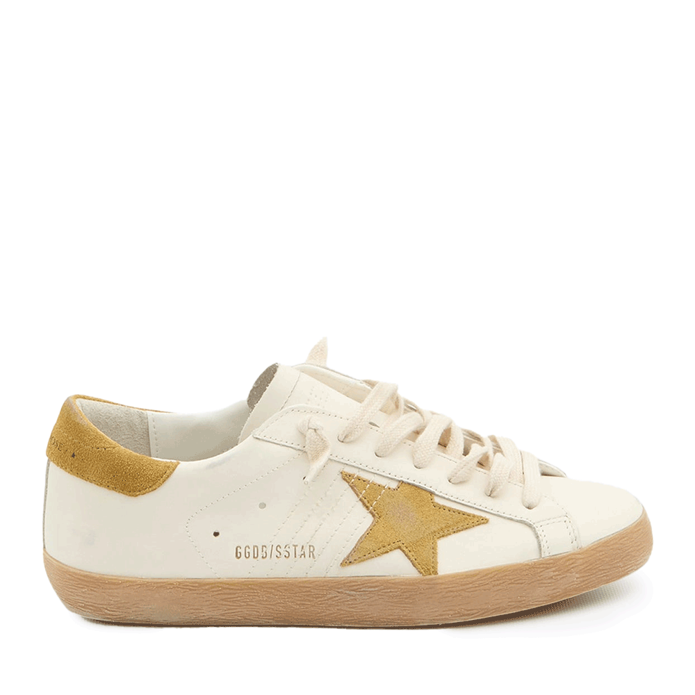 GOLDEN GOOSE Superstar Men’s Leather Low-Top Sneakers GMF00101 F007522 12277