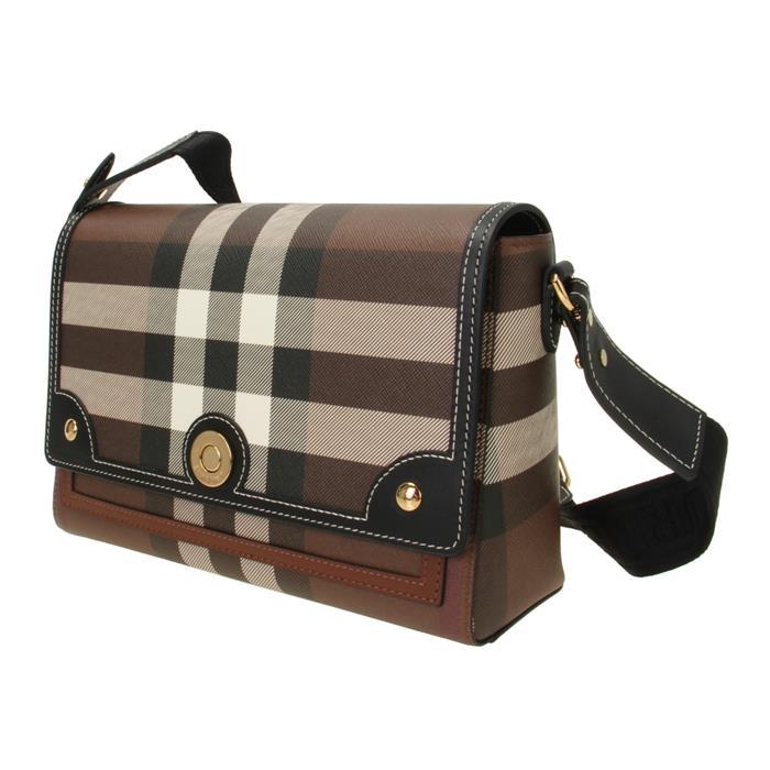BURBERRY Note Shoulder Bag Women’s Leather Handbag