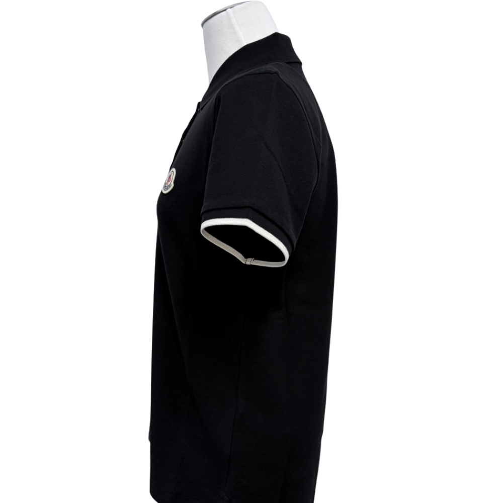 Moncler Women’s Logo Patch Cotton Piqué Polo Shirt
