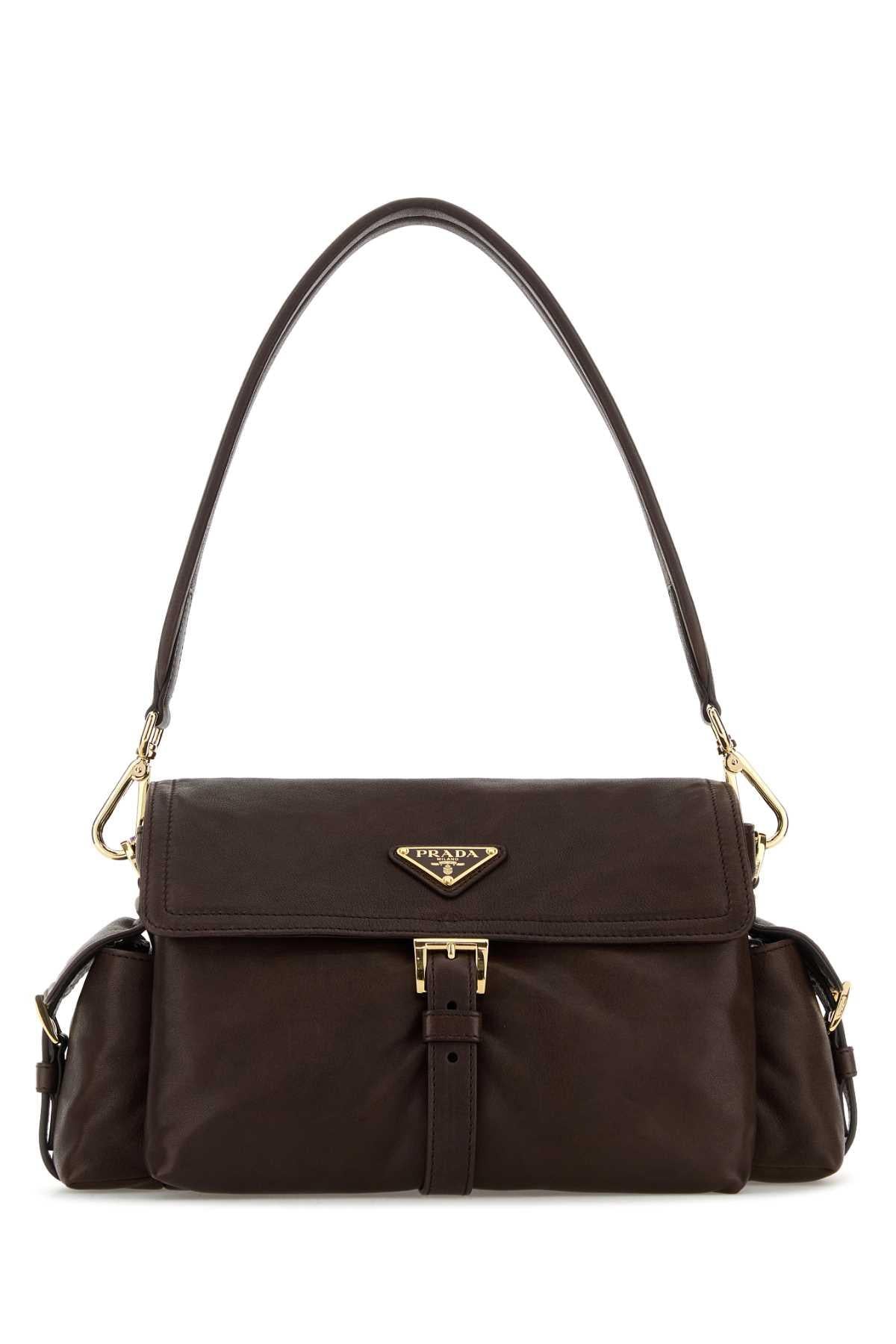 PRADA Black Nylon Shoulder Bag