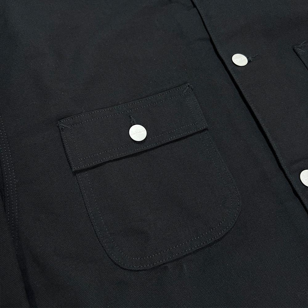 CARHARTT WIP Black OG Michigan Coat Denim Jacket Unisex I031570 00E