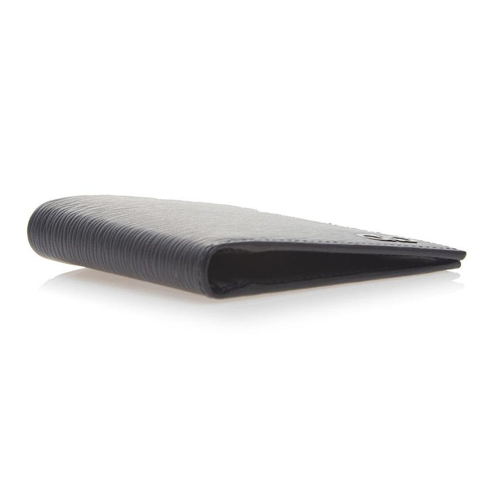 Ferragamo Gancini Leather Bifold Wallet Black/Nero Dark Rain Men