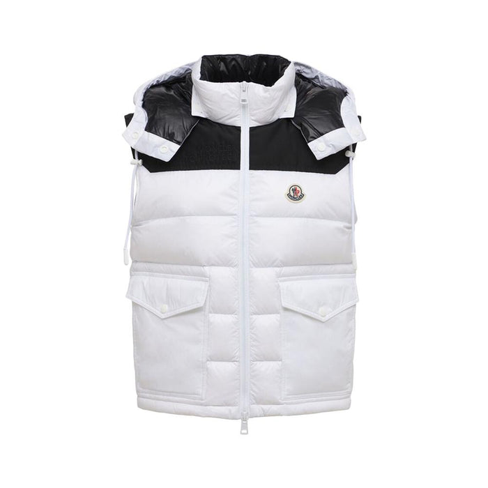 Moncler Ciboure Down Puffer Vest White Women’s Outerwear