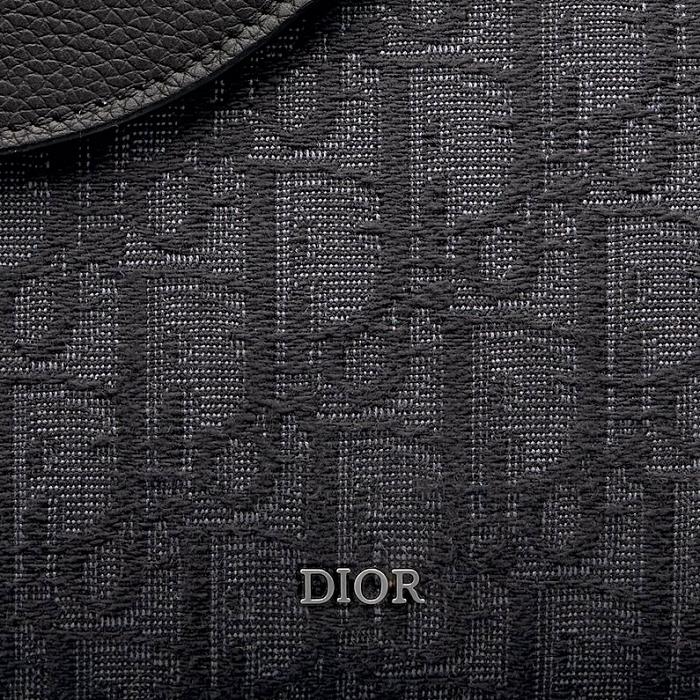 DIOR Saddle A5 Triangle Leather Pouch Clutch 2ADCA540YKS H03E