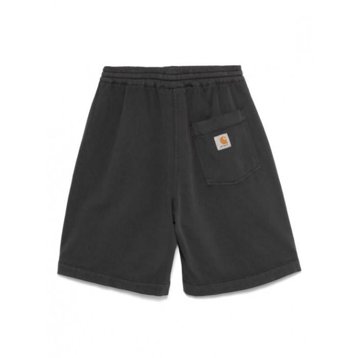 CARHARTT WIP Floyed Shorts Floyd Men's Shorts Black Cotton