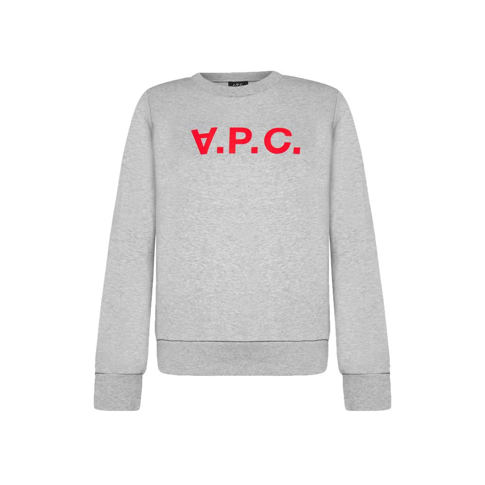 A.P.C. Gray VPC Velvet Logo Sweatshirt