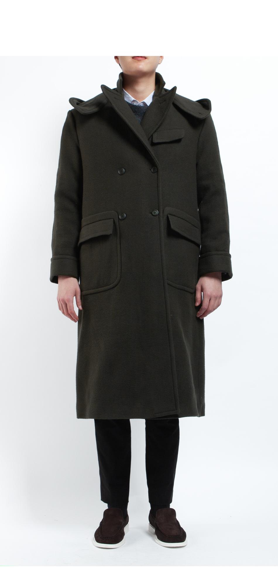 4SDESIGNS Men's Morning Hooded Coat 651H 0923 55