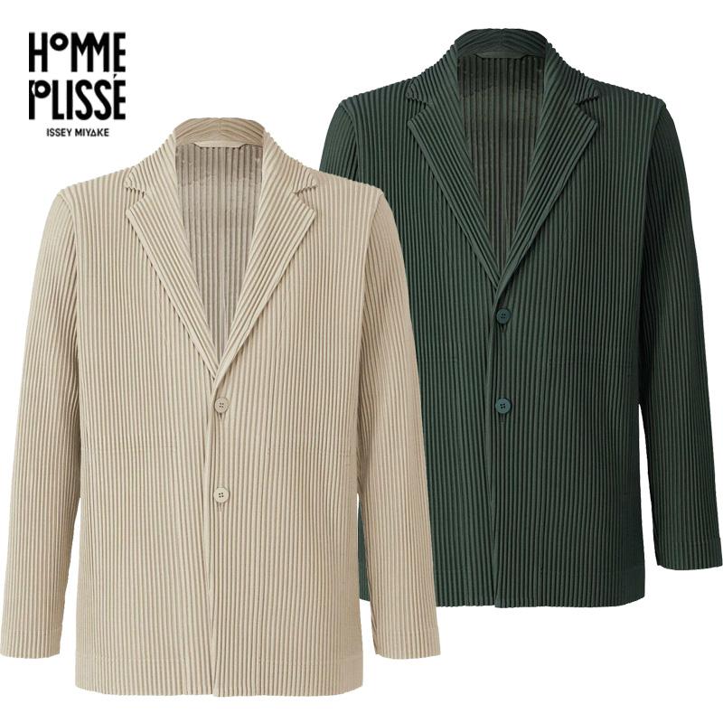 Issey Miyake Homme Plisse Pleated Tailored Jacket JD155