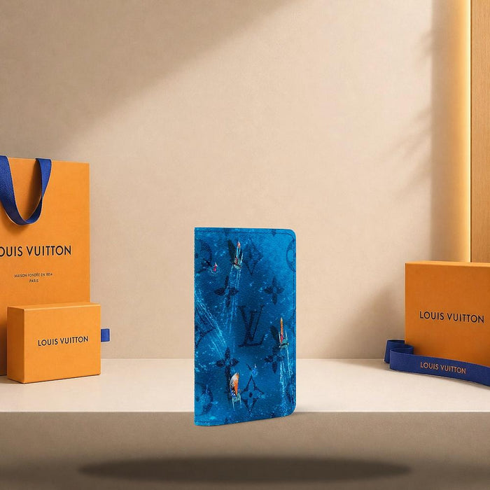 Louis Vuitton Catamaran Navy Pocket Organizer Wallet M28812