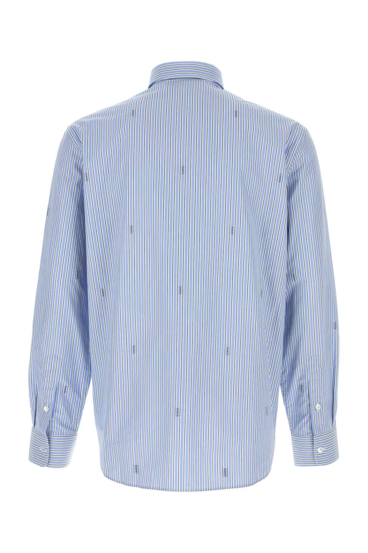 GUCCI Navy Long Sleeve Button-Up Shirt