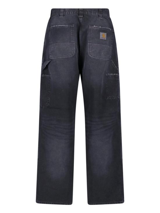 CARHARTT WIP Black Destroy Wash Denim Jeans