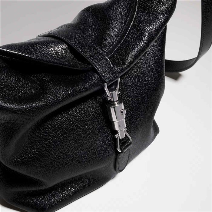 GUCCI Mini Shoulder Bag Black Leather Shoulder Bag