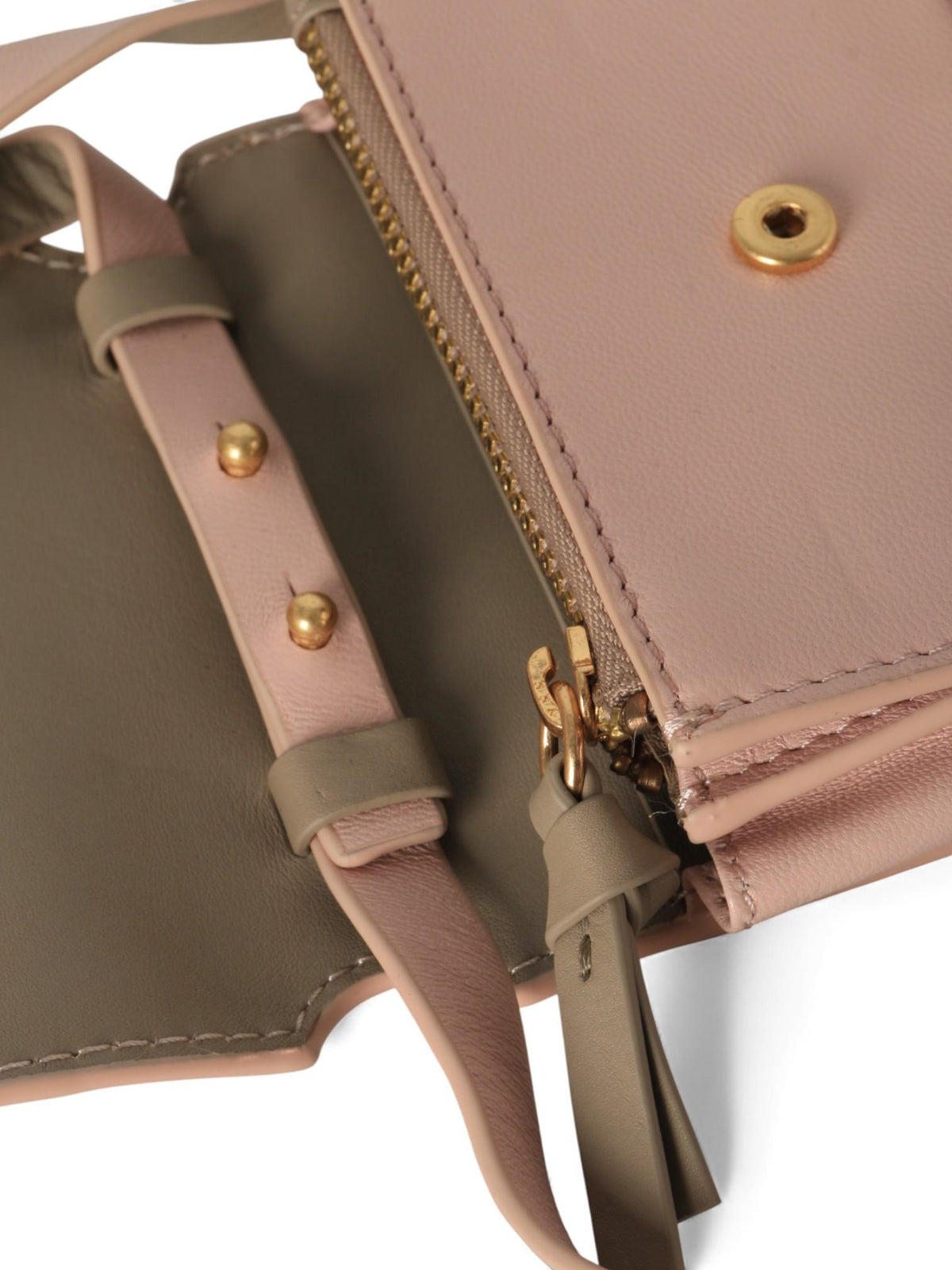 Dries Van Noten Strap Leather Card Case Rose Unisex Wallet Ac 242 012104 190 303