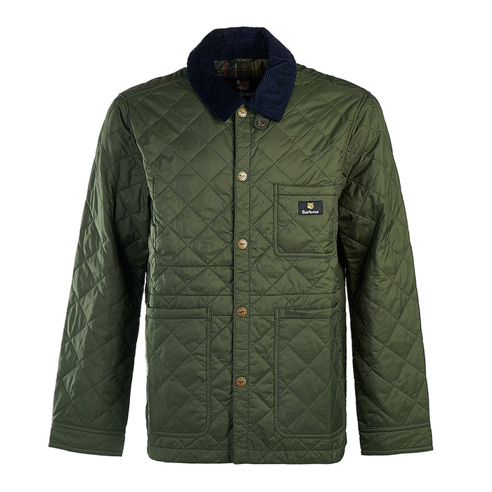 Barbour x Maison Kitsuné Kenning Quilted Jacket for Men MQU1735 GN73