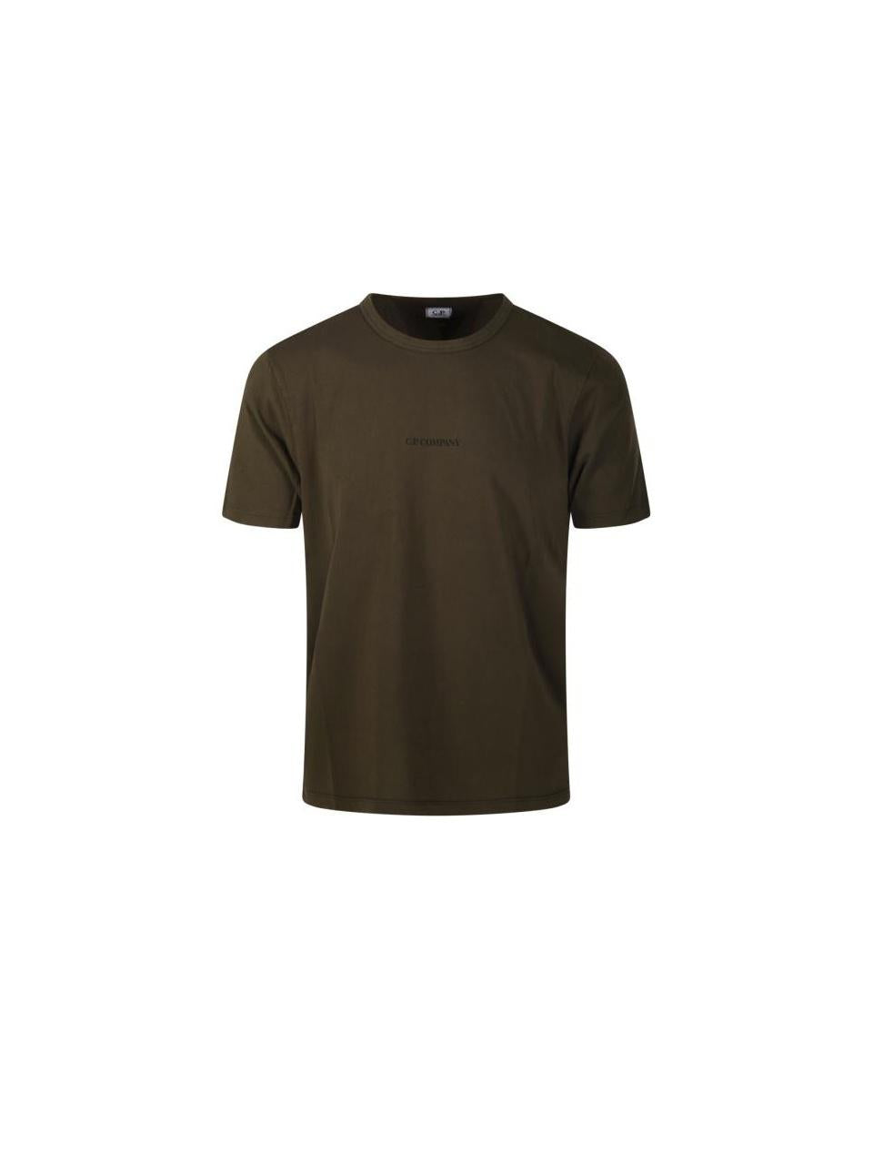 CP Company Jersey Logo Short Sleeve T-Shirt Green Men