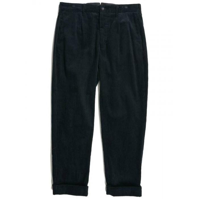 Engineered Garments Dark Navy Cotton Andover Classic Pants 23F1F001 NQ271 SD017