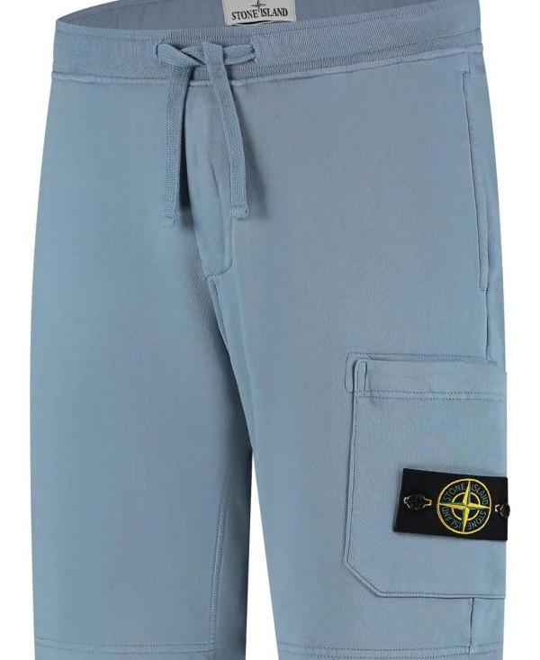 STONE ISLAND Cotton Fleece Cargo Pocket Shorts 6200011 S0051 V0024