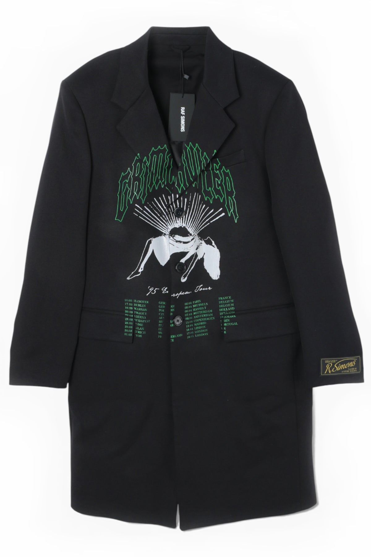 Raf Simons Grimcrawler Straight Fit Men's Coat 221 M542B 30001 0099