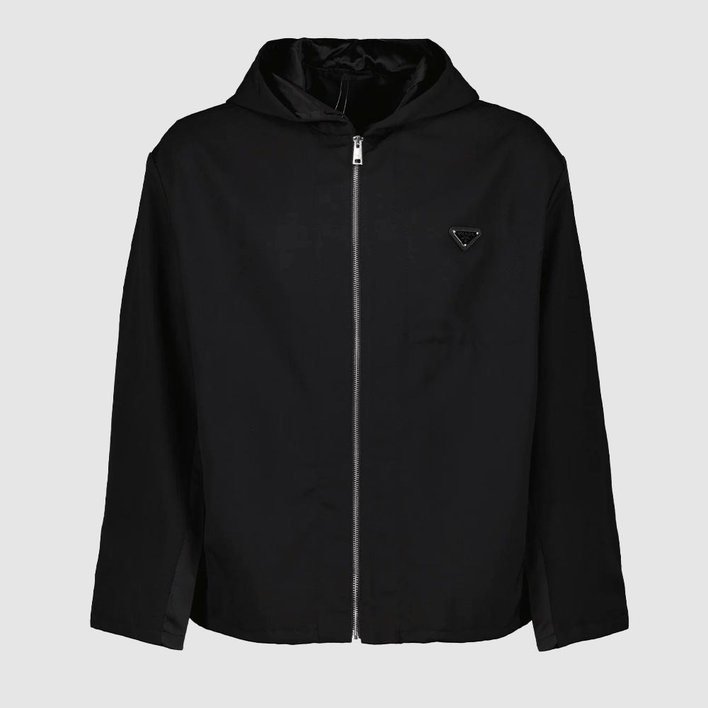 PRADA Wool Hooded Blouson Jacket SGC195 11A6 F0002