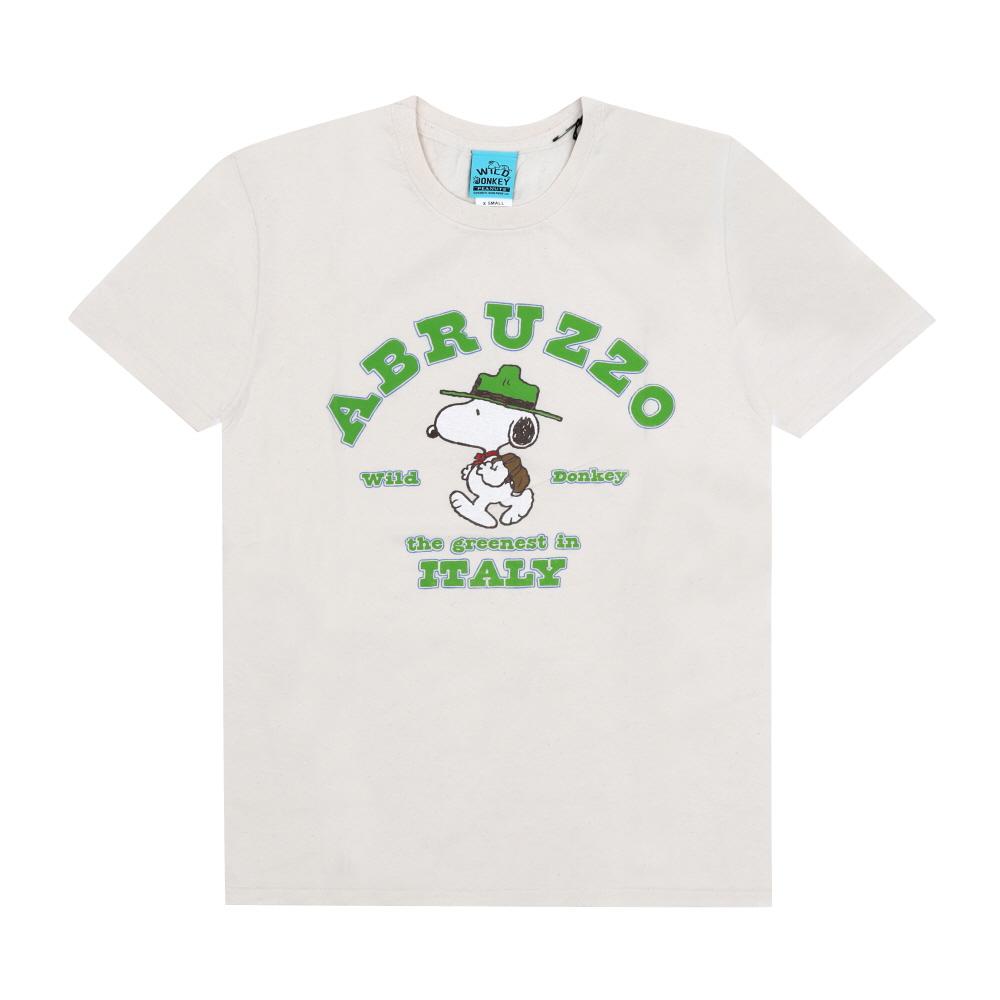 Wild Donkey Natural TABRUZZO Abruzzo Short Sleeve T-Shirt Unisex