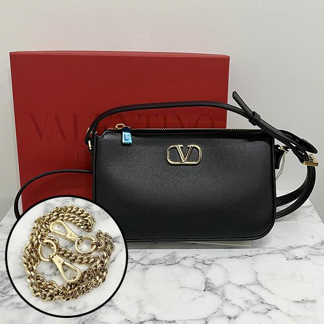 VALENTINO V Logo Signature Mini Shoulder Bag Tote 5W2P0AA9 MIM 0NO
