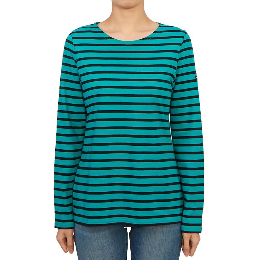 Saint James Minquiers Women’s Long Sleeve T-Shirt Absinthe Noir